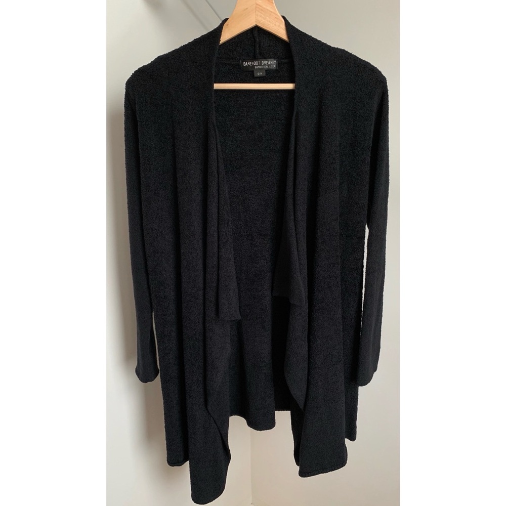Barefoot Dreams • S/M • Black Bamboo Chic Cardigan 436